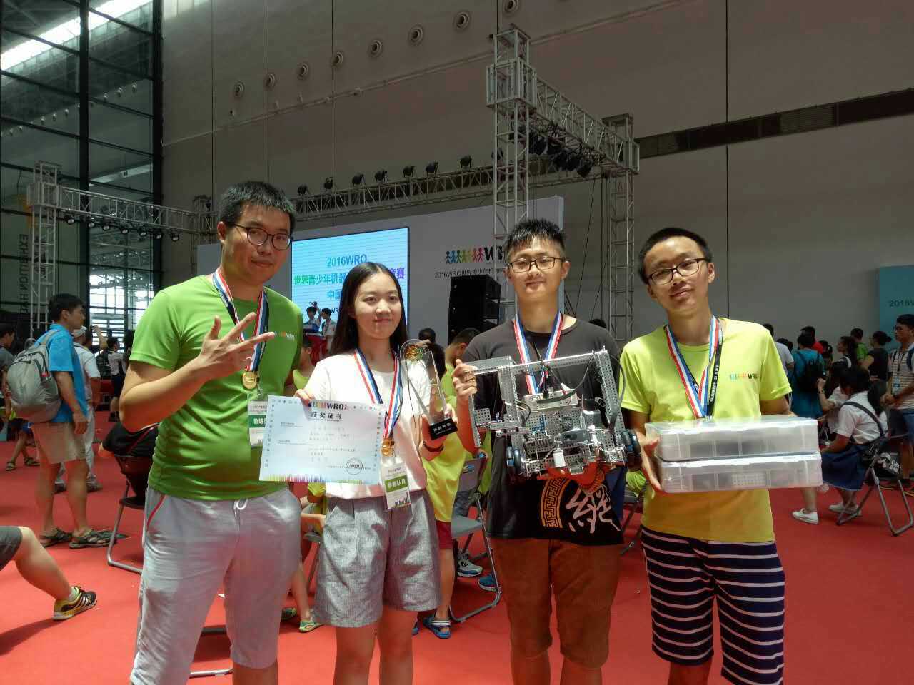 我校战队获2016年WRO世界青少年机器人奥林